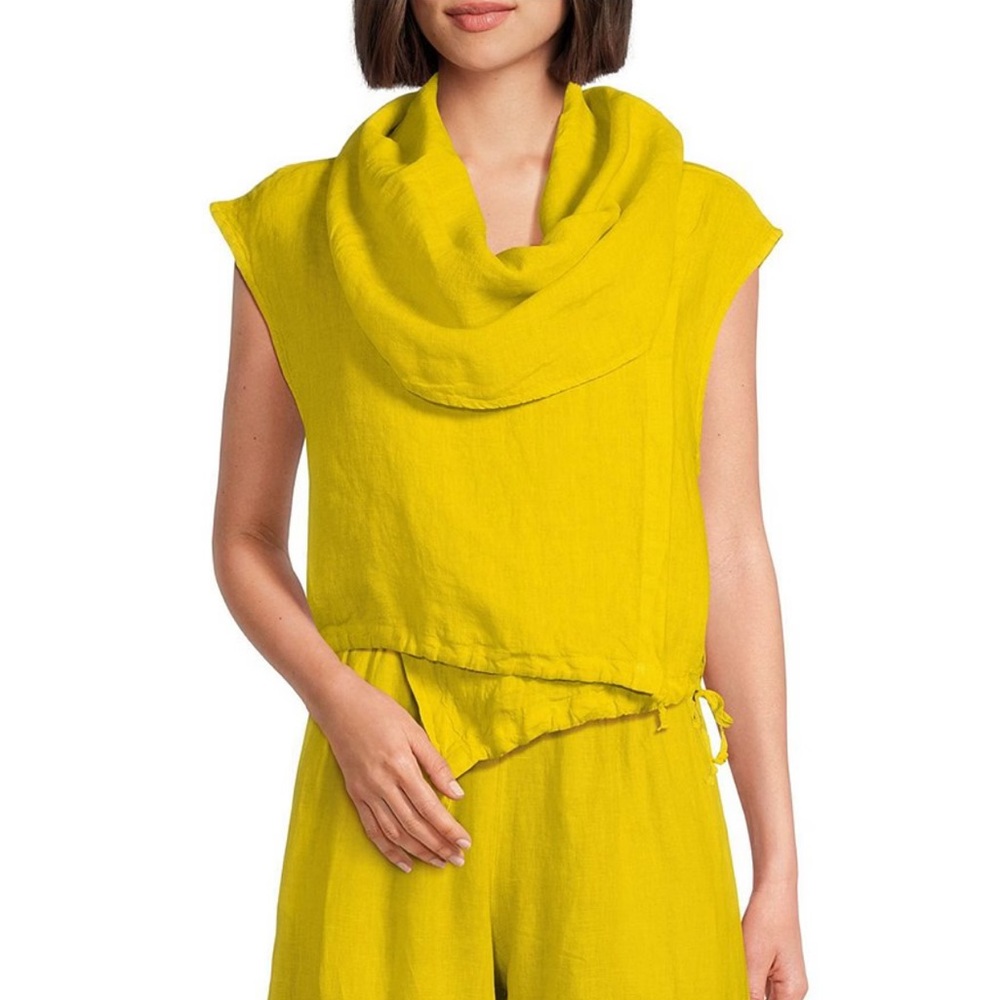 XL NWT Bryn Walker light linen vest top
